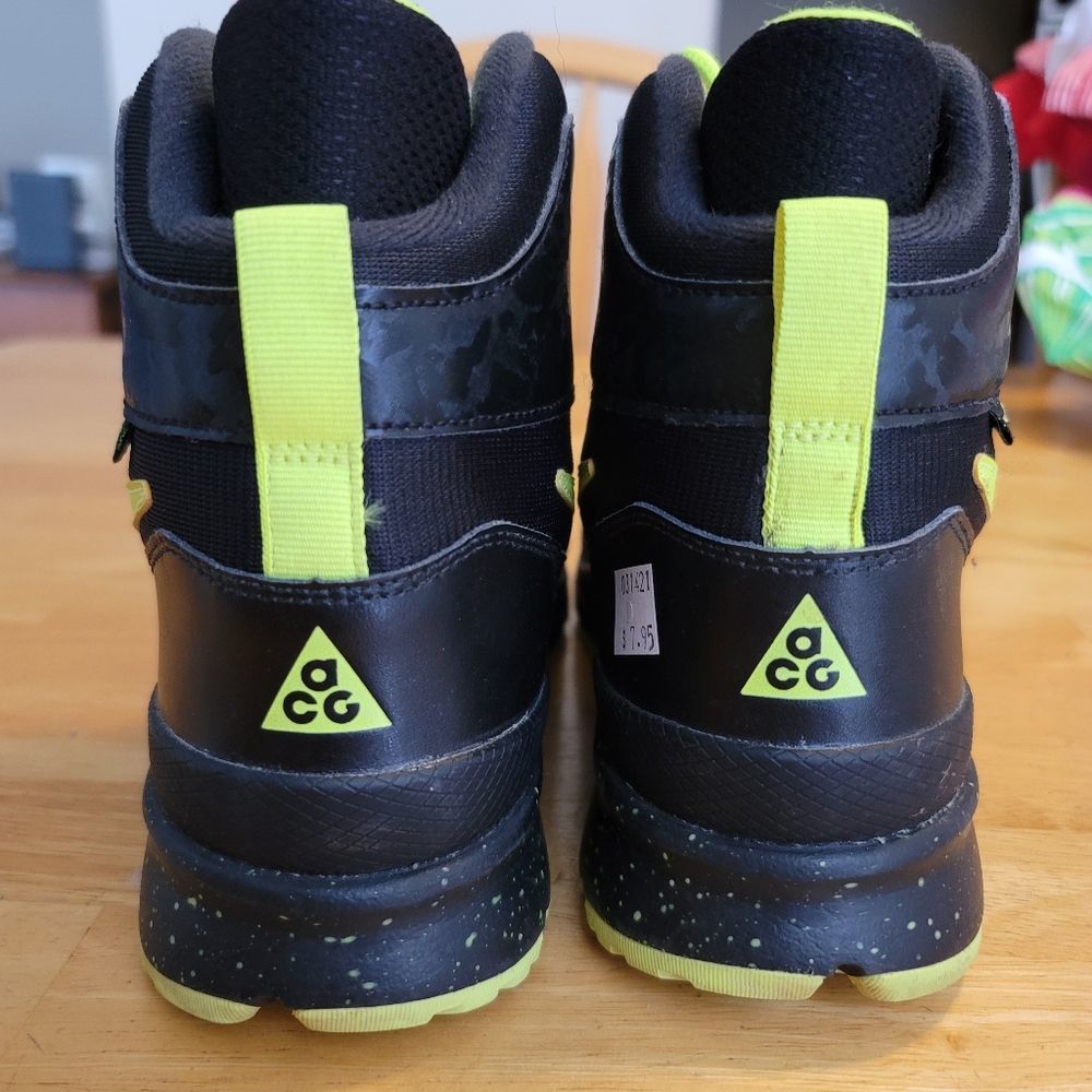 Nike stasis acg(gs) black and yellow sneaker boot - Picture 5 of 7
